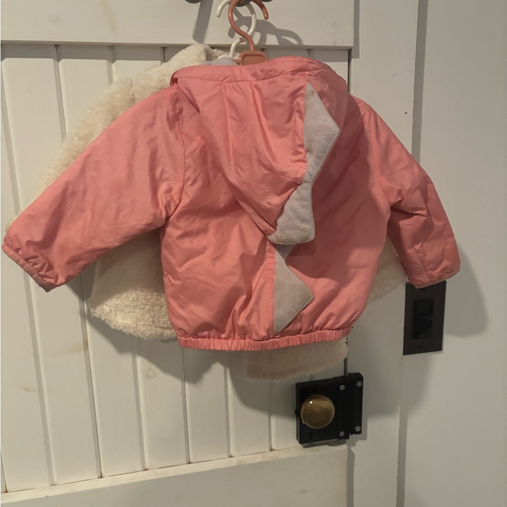 Pink Dinosaur-Themed toddler jacket